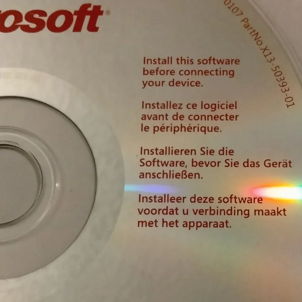 Microsoft LifeCam Software Installation CD Product Guide Information